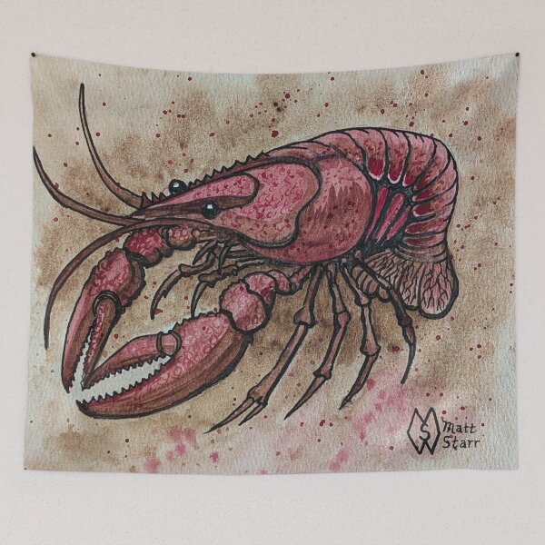 Item preview, Crawfish in the swamp designed and sold by Matt Starr Fine Art .