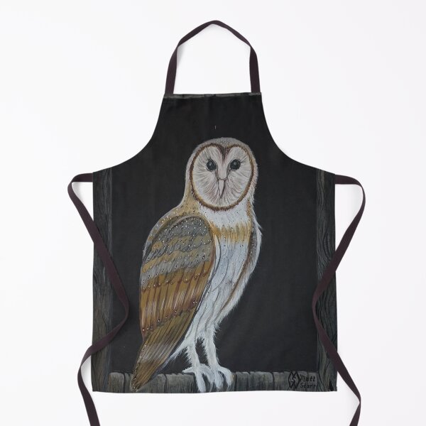 Item preview, Barn owl hunting in a barn designed and sold by Matt Starr Fine Art .