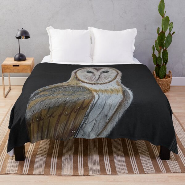 Item preview, Barn owl hunting in a barn designed and sold by Matt Starr Fine Art .