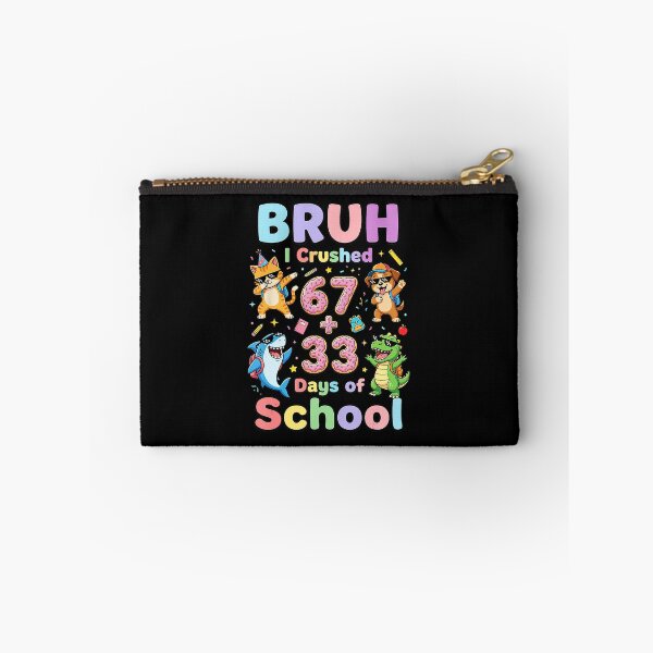 Item preview, BRUH I Crushed 67 + 33 Days of School Math Meme Celebration designed and sold by gladysenglish.