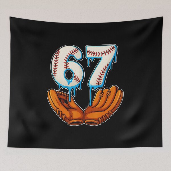 Item preview, 67 Baseball Drip Graphic designed and sold by miaa-artistshop.