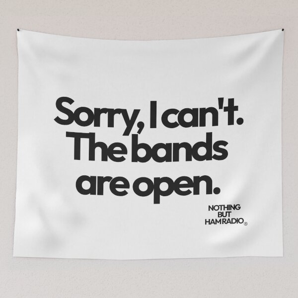Item preview, NOTHING BUT HAM RADIO OPEN BANDS T-Shirt designed and sold by NOTHING BUT HAM RADIO.