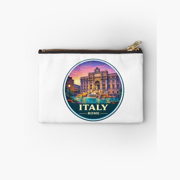 Item preview, Trevi Fountain Rome Italy Illustration | Vintage Travel Art designed and sold by Timegraf.