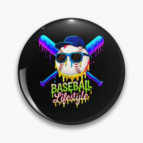 Item preview, BASEBALL Lifestyle Drip Skull designed and sold by miaa-artistshop.