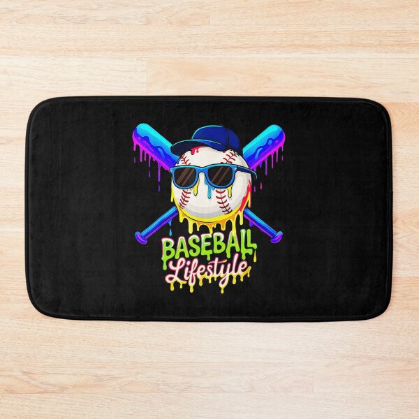 Item preview, BASEBALL Lifestyle Drip Skull designed and sold by miaa-artistshop.