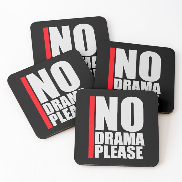 Item preview, No Drama Please Calm Peaceful Attitude Vibe Relax designed and sold by shirt-o-mat.