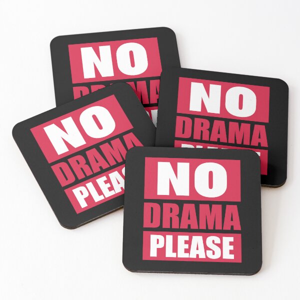 Item preview, No Drama Please Calm Peaceful Attitude Vibe Relax designed and sold by shirt-o-mat.