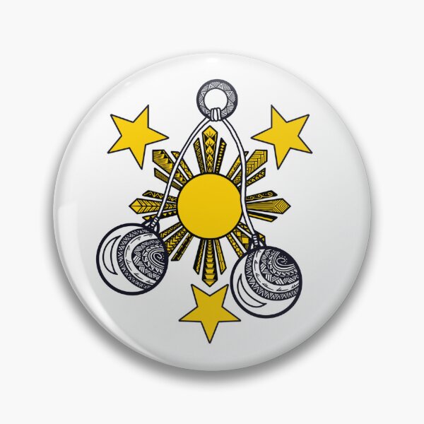 Item preview, Tribal Lato Lato with the Filipino Sun and Stars designed and sold by Steeb757.