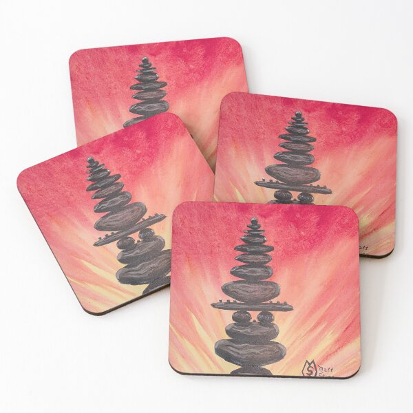 Item preview, Rock cairn at sunset  designed and sold by Matt Starr Fine Art .