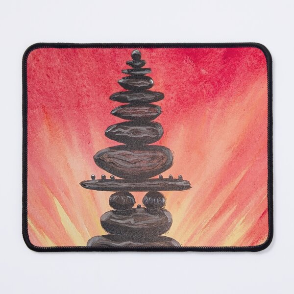 Item preview, Rock cairn at sunset  designed and sold by Matt Starr Fine Art .