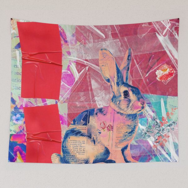 Item preview, Collage Hare  designed and sold by Swooncake Press.