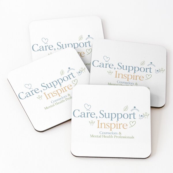 Item preview, Counselor T-Shirt – Care, Support, Inspire | Mental Health Professional Gift designed and sold by Muzgle.