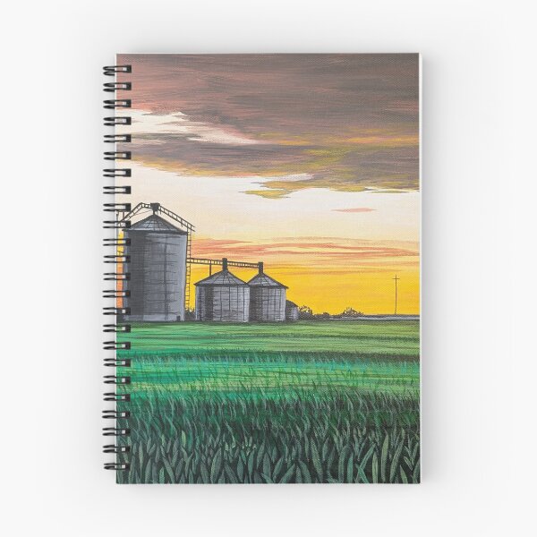 Item preview, Silos at sunset  designed and sold by Matt Starr Fine Art .