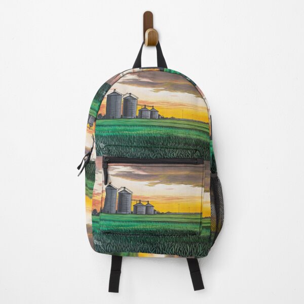 Item preview, Silos at sunset  designed and sold by Matt Starr Fine Art .