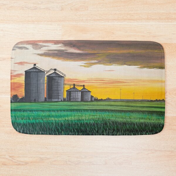 Item preview, Silos at sunset  designed and sold by Matt Starr Fine Art .