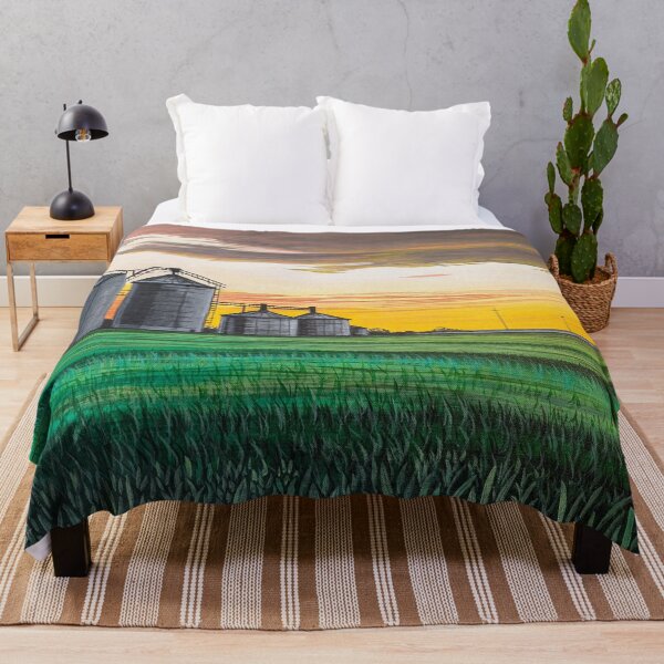 Item preview, Silos at sunset  designed and sold by Matt Starr Fine Art .