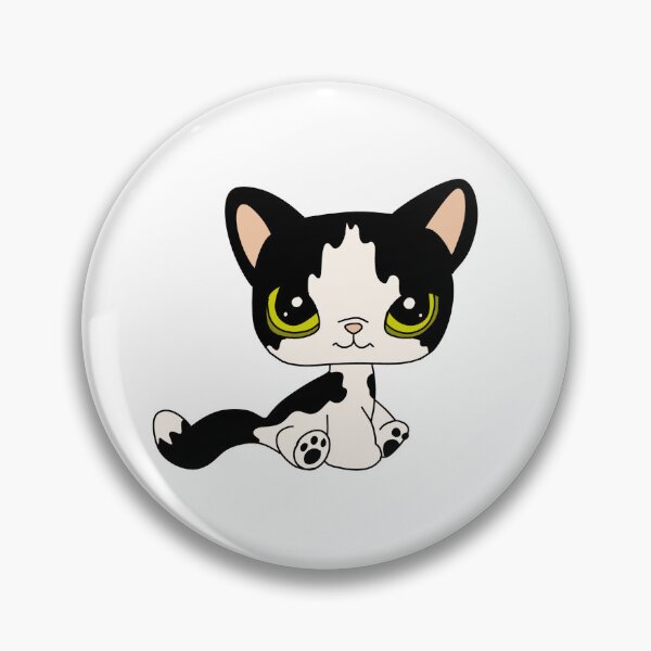 Item preview, Littlest Pet Shop Tuxedo Cat – LPS Fan Art designed and sold by Spotted Doodles.