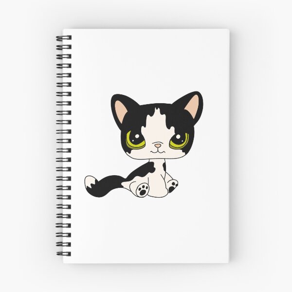 Item preview, Littlest Pet Shop Tuxedo Cat – LPS Fan Art designed and sold by Spotted Doodles.