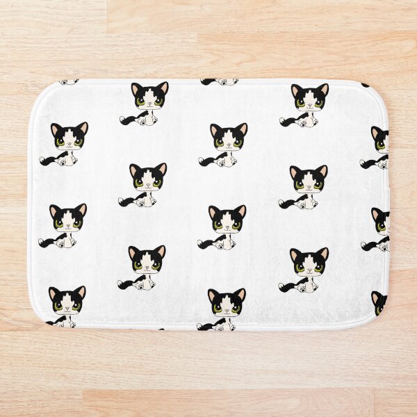 Item preview, Gato Tuxedo de Littlest Pet Shop – Arte de fan de LPS designed and sold by Spotted Doodles.