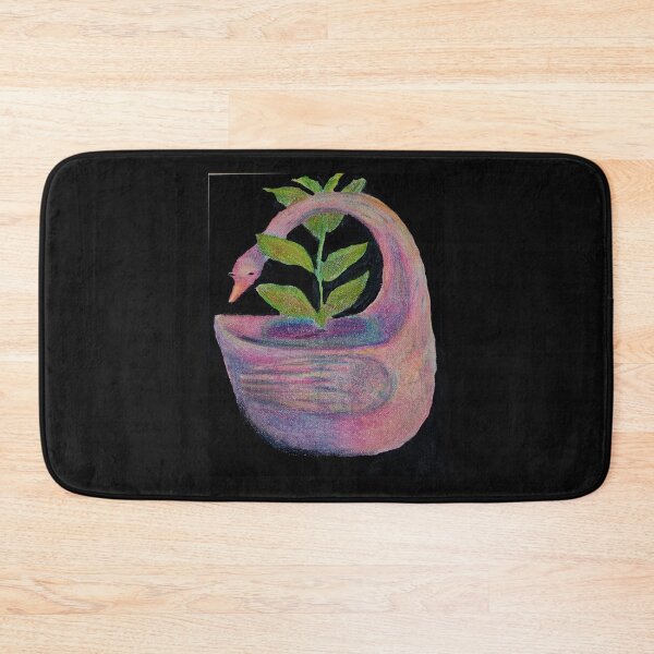 Item preview, Pink Pastel Duck Planter Hand Drawn designed and sold by HouseplantsAndScamps.