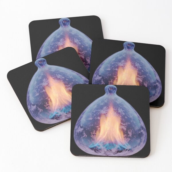 Item preview, frozen internal fire smoke nebula light glow bubble designed and sold by Quiqui-Modern.