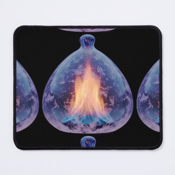 Item preview, frozen internal fire smoke nebula light glow bubble designed and sold by Quiqui-Modern.