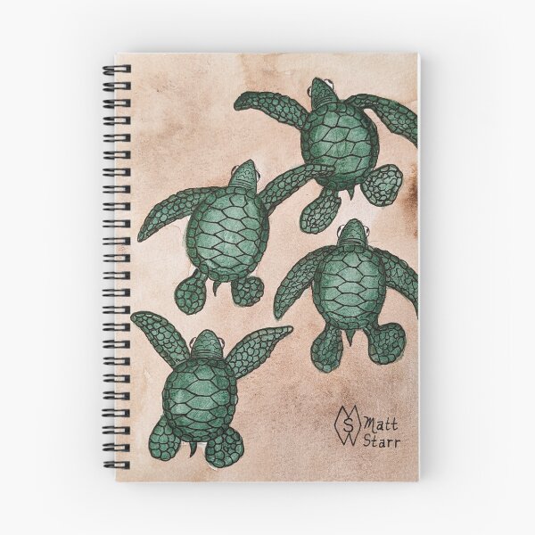 Item preview, Baby sea turtles head to the ocean  designed and sold by Matt Starr Fine Art .