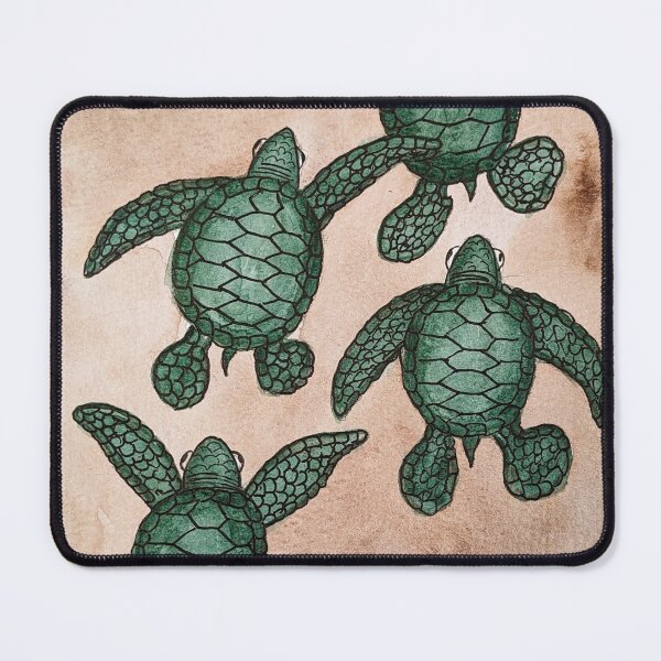 Item preview, Baby sea turtles head to the ocean  designed and sold by Matt Starr Fine Art .
