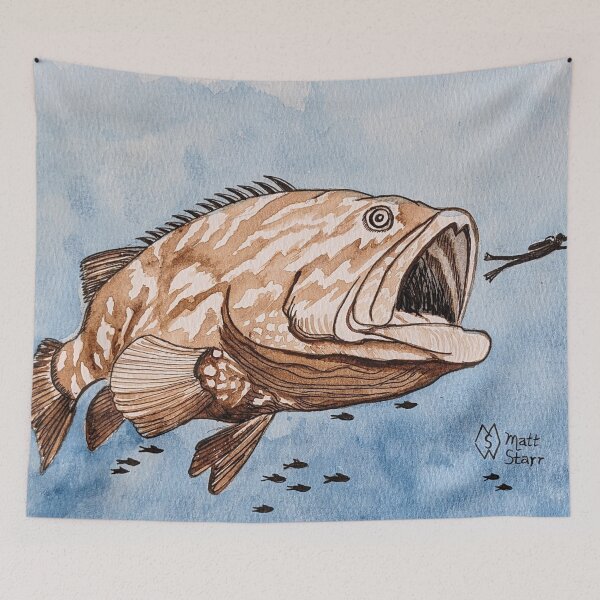 Item preview, Mammoth grouper gulp  designed and sold by Matt Starr Fine Art .