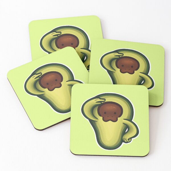 Item preview, seal avocado salute designed and sold by petselkie.