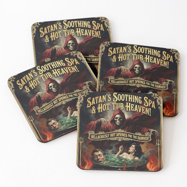 Item preview, SATAN'S SOOTHING SPA & HOT TUB HEAVEN designed and sold by graficsfx.
