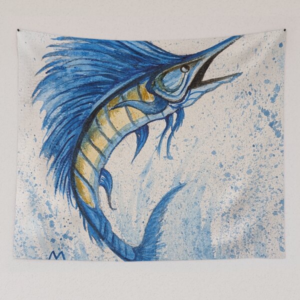 Item preview, Sailfish jumping out of the sea  designed and sold by Matt Starr Fine Art .