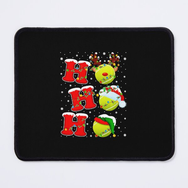 Item preview, Ho Ho Ho Tennis Christmas Funny Santa Tennis Ball designed and sold by WayTBeenkenArt.