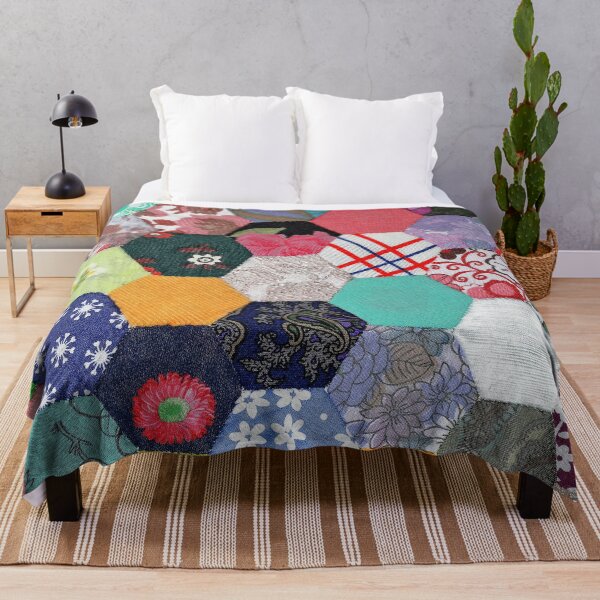Item preview, Paper Pieced Vintage Quilt  designed and sold by AnimaliaStar.