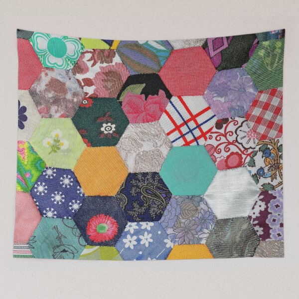 Item preview, Paper Pieced Vintage Quilt  designed and sold by AnimaliaStar.
