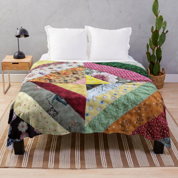 Item preview, Colorful Quilt Closeup designed and sold by AnimaliaStar.