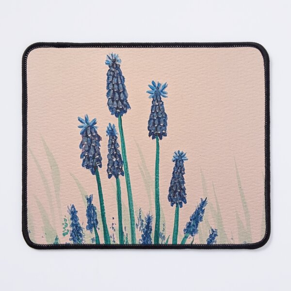 Item preview, Grape hyacinth flower study designed and sold by Matt Starr Fine Art .