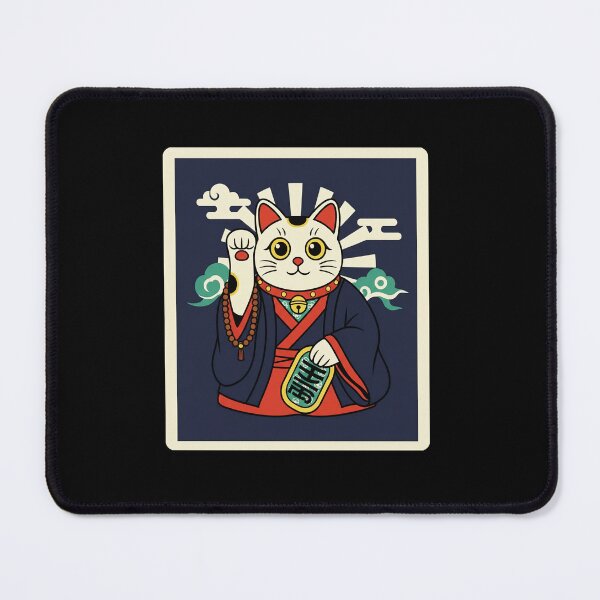Item preview, Maneki Neko Lucky Cat Japanese Fortune Art designed and sold by JordynLadukeg65.