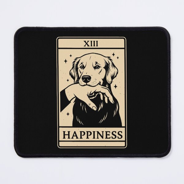 Item preview, XIII HAPPINESS Tarot Dog Illustration Vintage Mystical designed and sold by JEFDodsonArt.