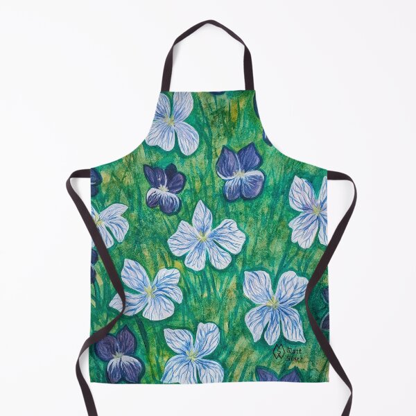 Item preview, Wild violet flowers designed and sold by Matt Starr Fine Art .