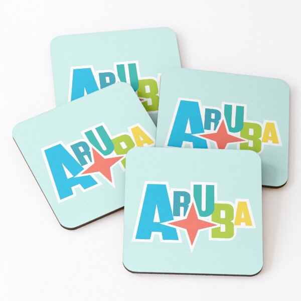 Item preview, Aruba Colorful Typography designed and sold by HarlienDesign.
