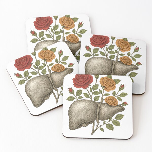 Item preview, Liver and Roses designed and sold by Floral Anatomy .
