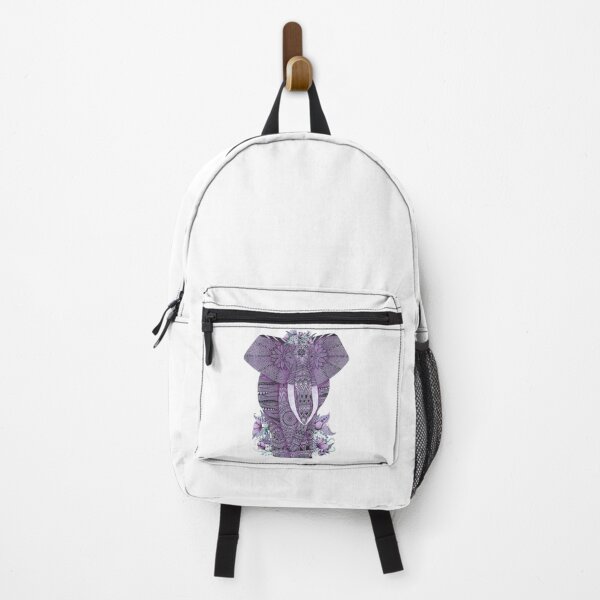 Item preview, Purple Elephant Zentangle Art designed and sold by Ilse Fragoso.