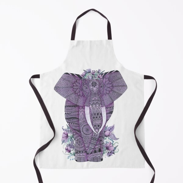 Item preview, Purple Elephant Zentangle Art designed and sold by Ilse Fragoso.