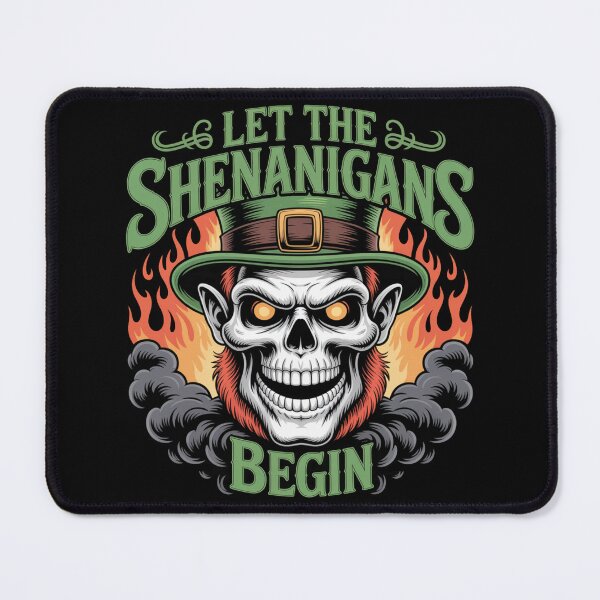 Item preview, Let The Shenanigans Begin Flaming Eyes Design designed and sold by Peter Stawicki.