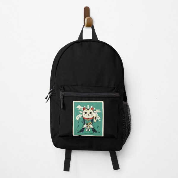 Item preview, Maneki Neko Green Prosperity Cat Japanese Style designed and sold by JordynLadukeg65.