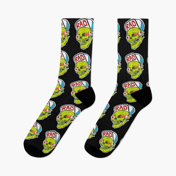 Item preview, PushPop 90s: RAD Skater Skull designed and sold by PushPopRiot.