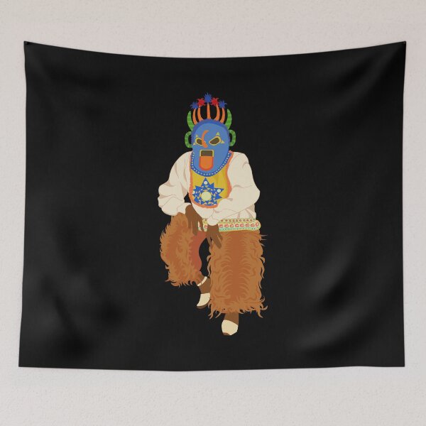 Item preview, Aya Huma - Inti Raymi Indigenous Festival Powerful Protector Spirit Mask designed and sold by Sarcastic designs.