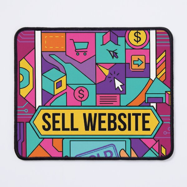 Item preview, Vibrant Colorful Sell Website Business Illustration designed and sold by DGtaLrtcom.