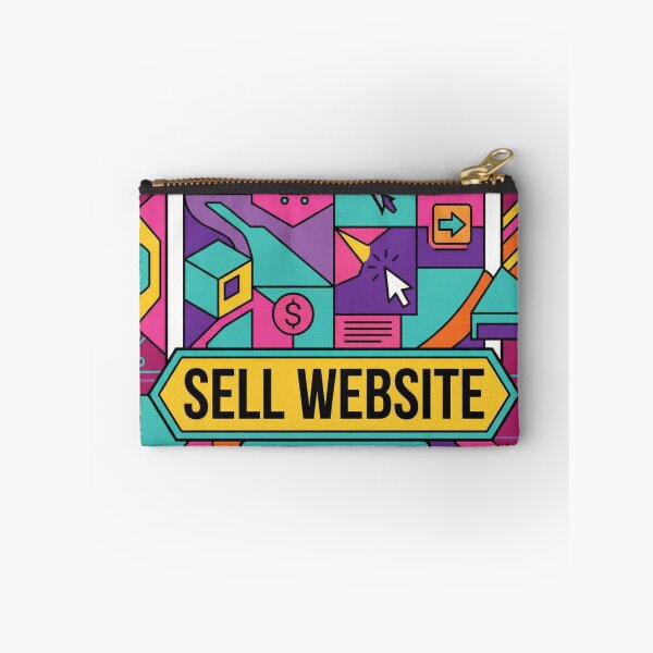 Item preview, Vibrant Colorful Sell Website Business Illustration designed and sold by DGtaLrtcom.